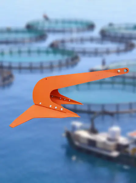 Ancora d'ormeggio per acquacoltura